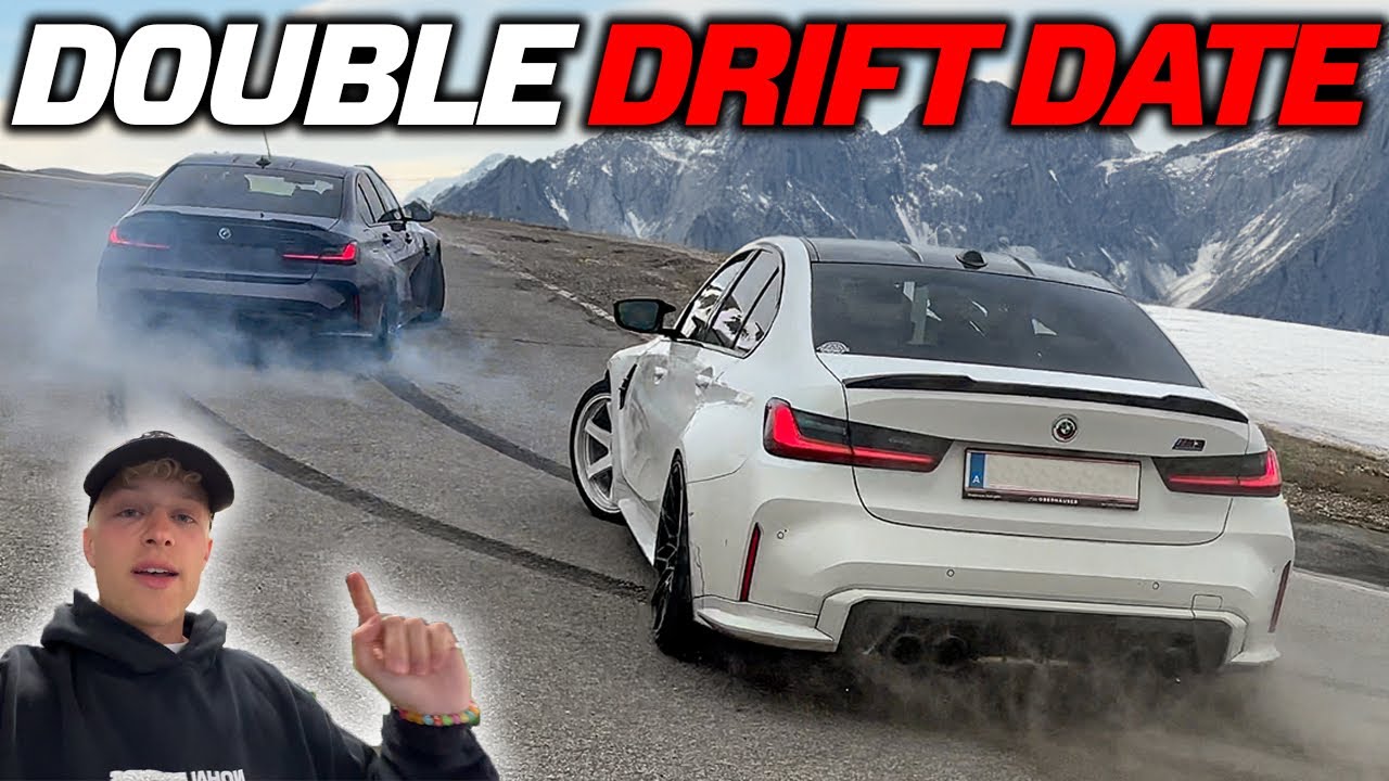 2x BMW M3 G80 DOUBLE DRIFT DATE IN THE MOUNTAINS - PURE TIRE CARNAGE + CRASH
