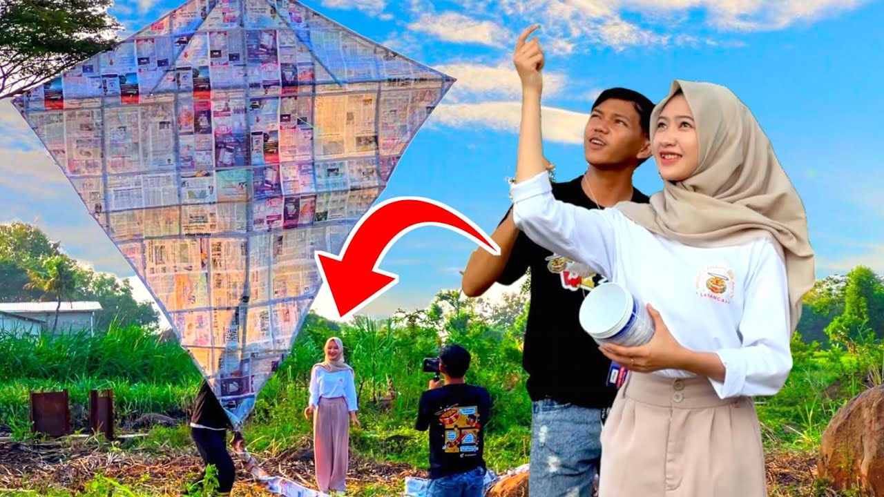 ZULFA LANANG AJAK PUTRI NERBANGKAN LAYANGAN TERBESAR DI DUNIA 😱🤯