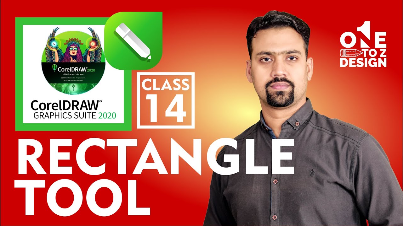 Rectangle Tool in CorelDraw 2020 | Class # 14 | Urdu / Hindi (Complete Course for Beginners)