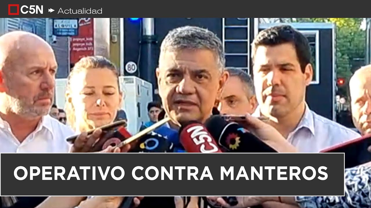 MEGAOPERATIVO contra los MANTEROS en FLORES: HABLA JORGE MACRI
