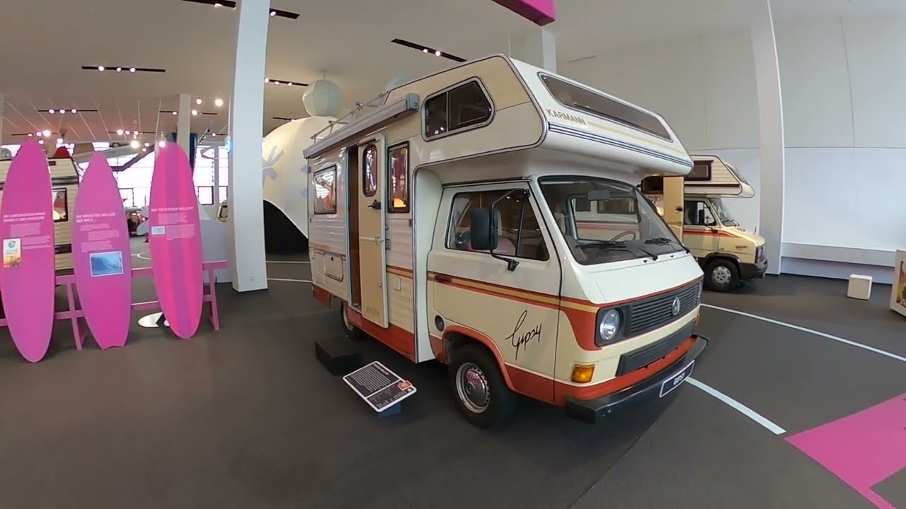 4.9m long Karmann-Mobil Gipsy - Erwin Hymer Museum