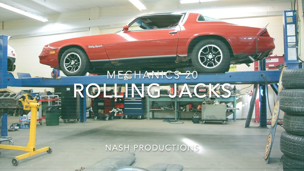 How to use rolling jacks on a drive on hoist