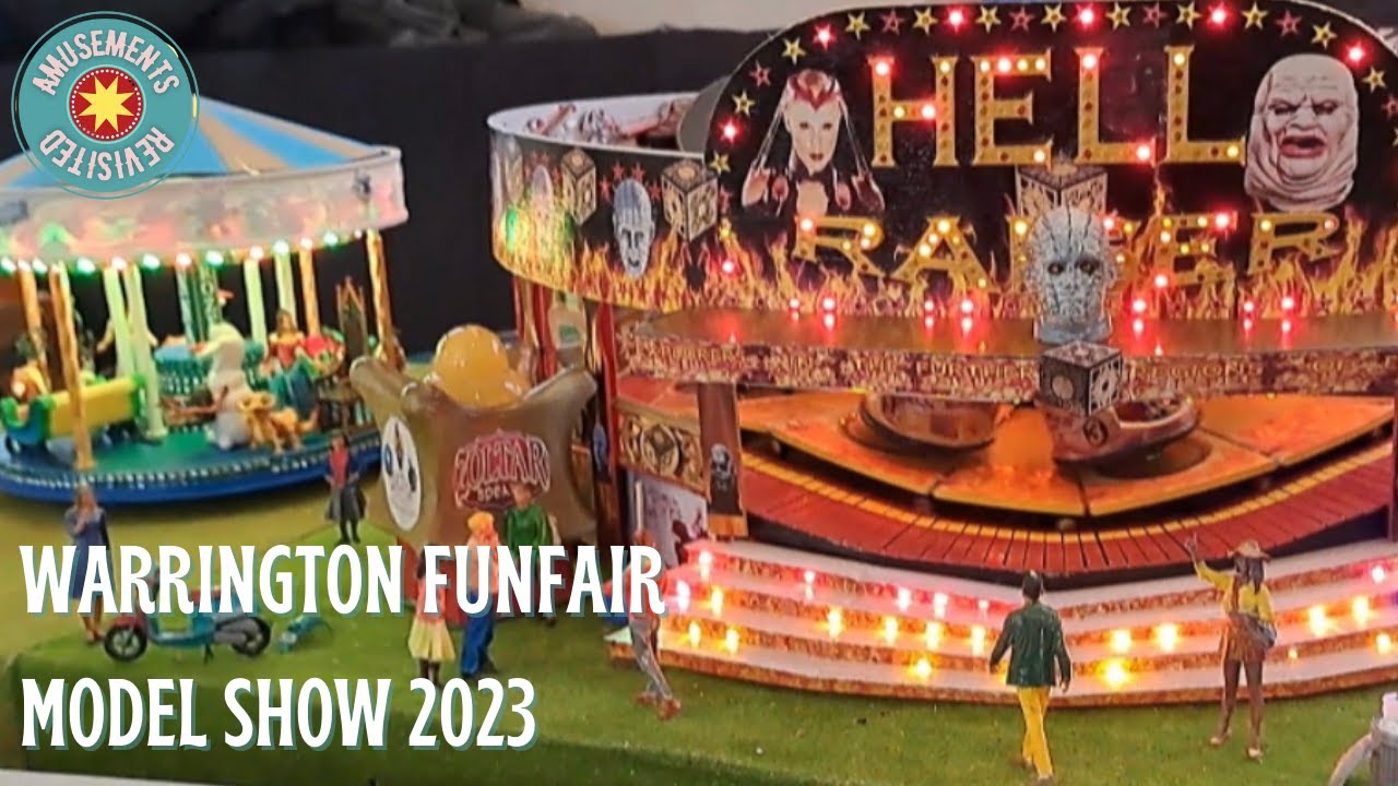 Warrington Funfair Model Show 2023 - Includes Fairground & Railway Layout - 11th March 2023