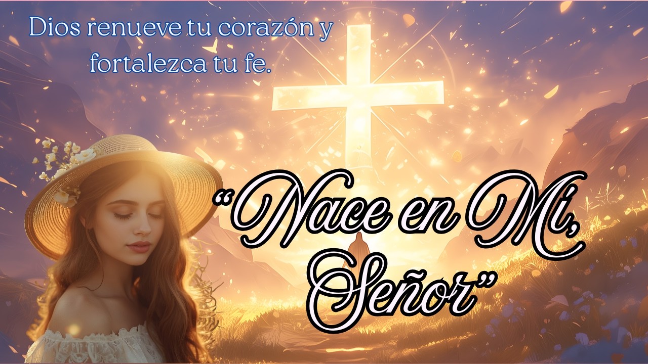“Nace en Mí, Señor” es un canto católico, inspirado en la oración profunda del corazón con Dios.