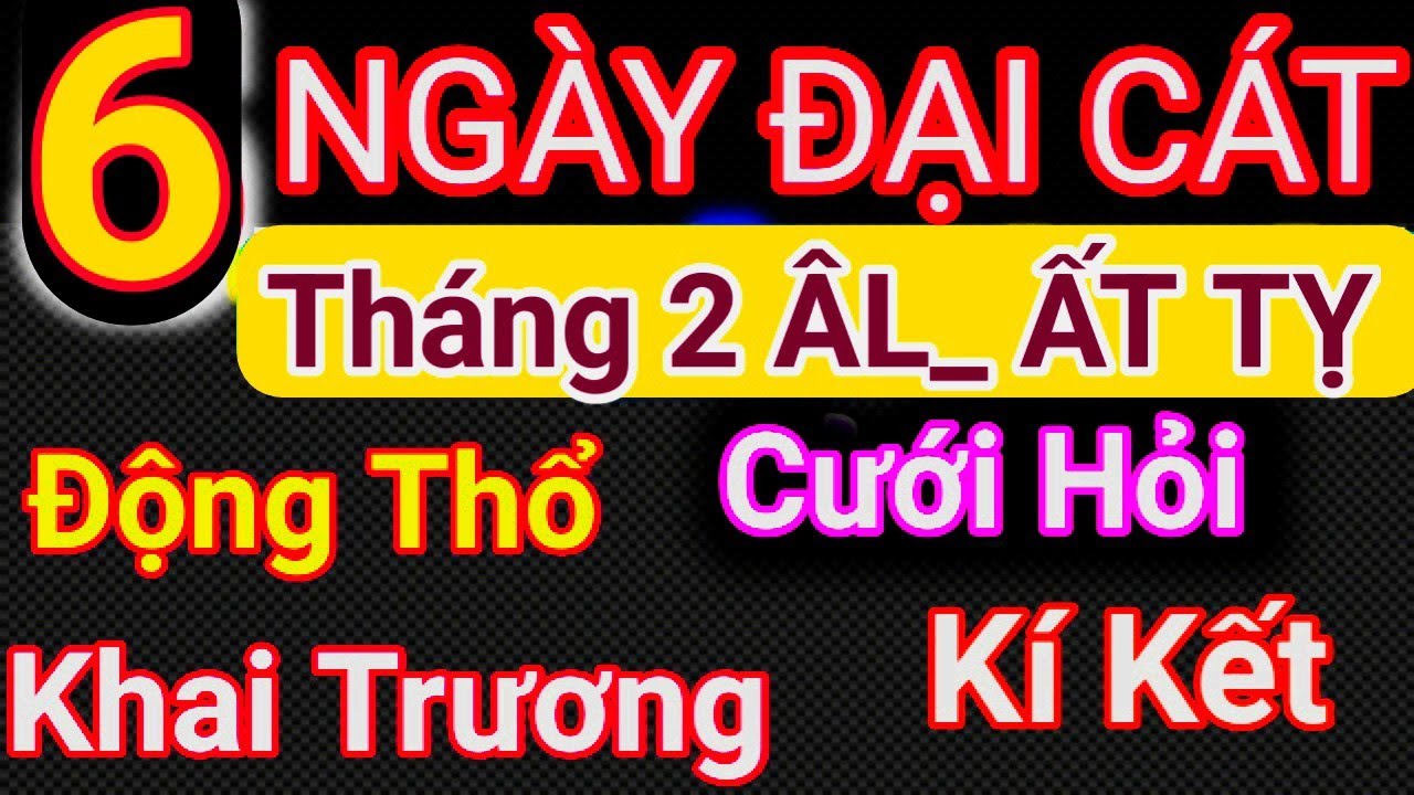 LỊCH NGÀY TỐT Tháng 2 ÂM LỊCH Năm 2025| Khai Trương, Cưới Hỏi, Động Thổ..| Cậu Thành Tử Vi_ Tướng Số