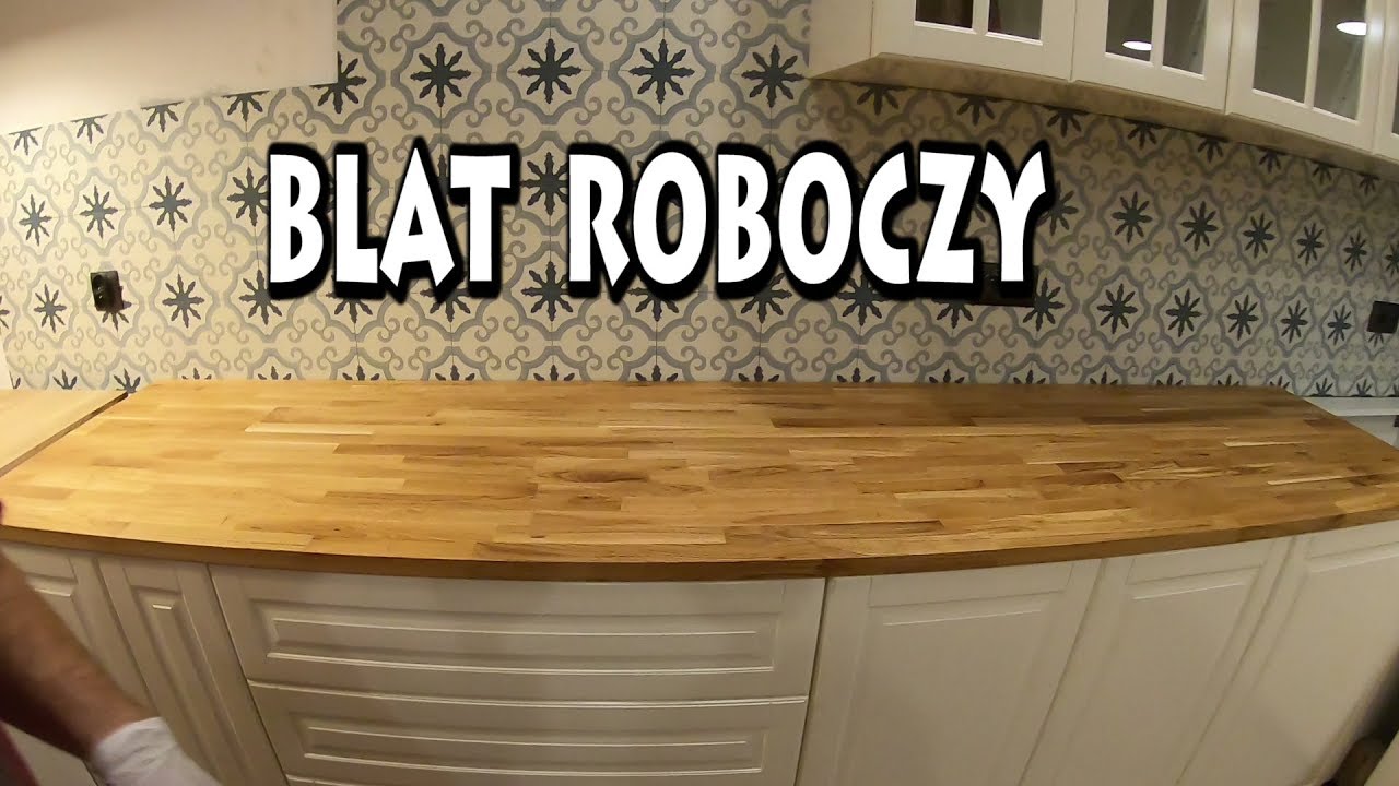 Drewniane blaty w naszej kuchni z IKEA