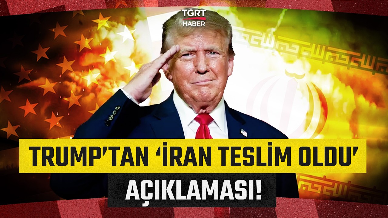 Trump’tan Çok Sert İran Mesajı: “Teslim Oldular, Artık Bölgenin Kaybedeni Onlar” - TGRT Haber
