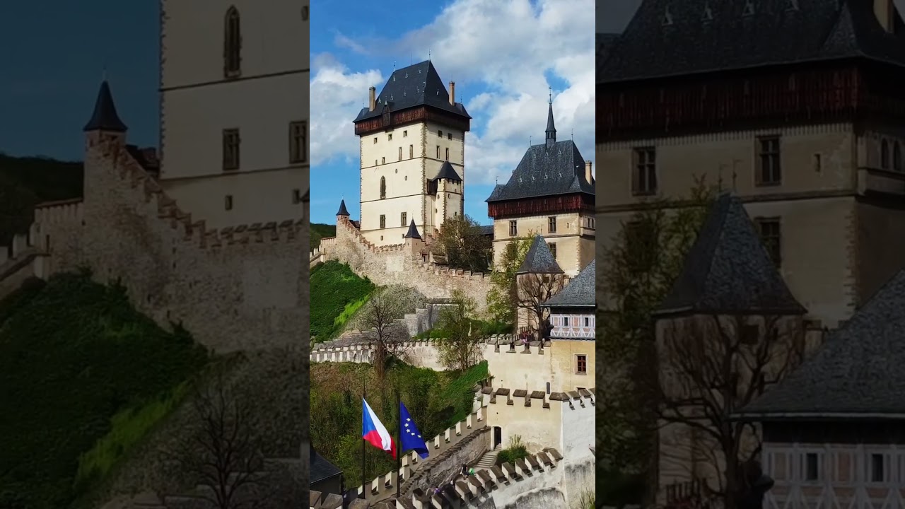 Best of Czechia 🇨🇿: Karlštejn Castle #castle #schloss #travel #cinematic