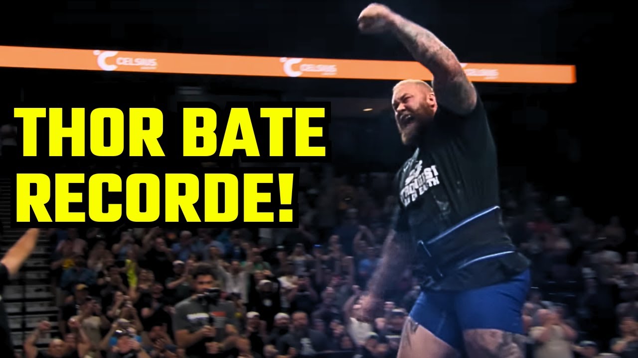A Torcida PEDIU e Hafthor Bjornsson BATE Mais Um RECORDE MUNDIAL no Strongman!