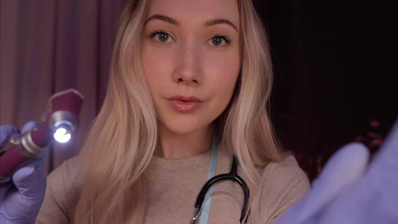 ASMR Detailed Cranial Nerve Exam While You SLEEP | Relaxing Medical Tests, Personal Attention 💤