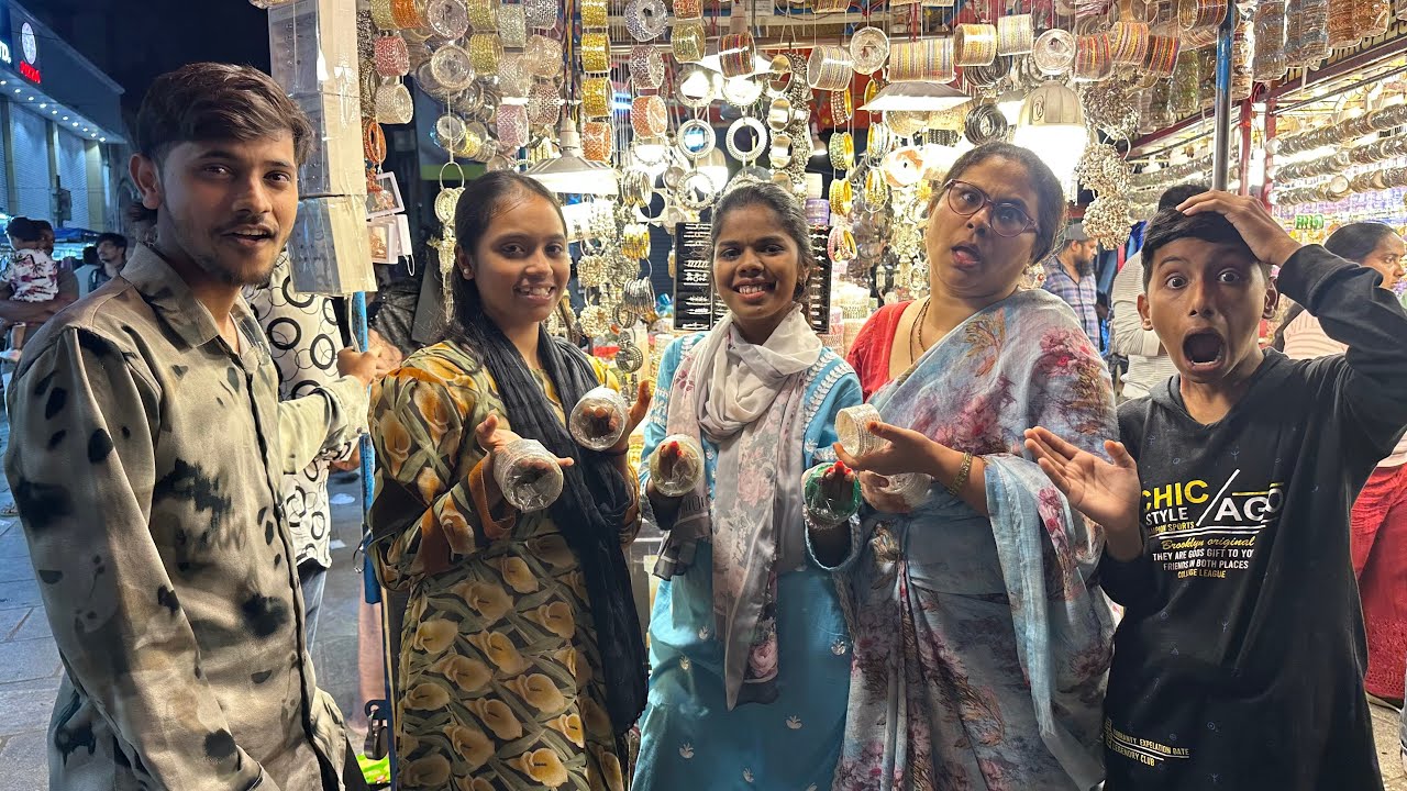 Kirak Khala at Charminar in Ramzan | Haleem, Shopping & Full Hungama || Late Night Charminar Scenes 