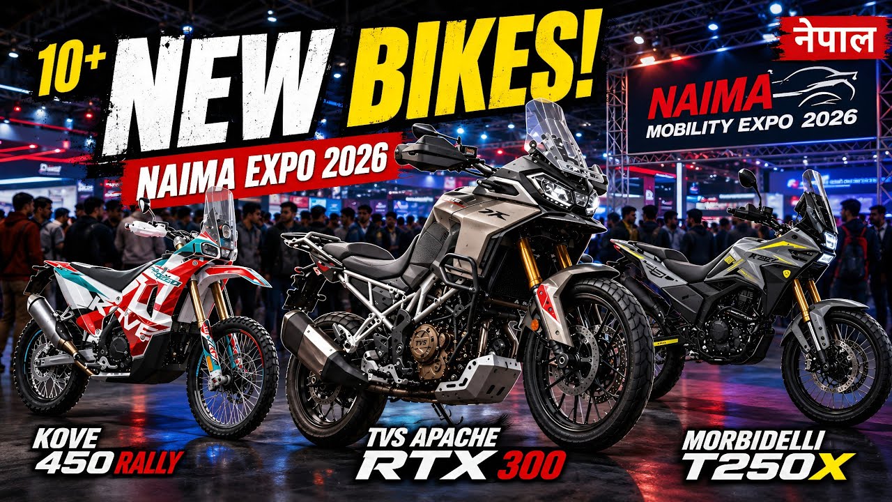 NAIMA Nepal Mobility Expo 2026 🔥 10+ NEW Bikes | RTX 300, KOVE 450 Rally & More