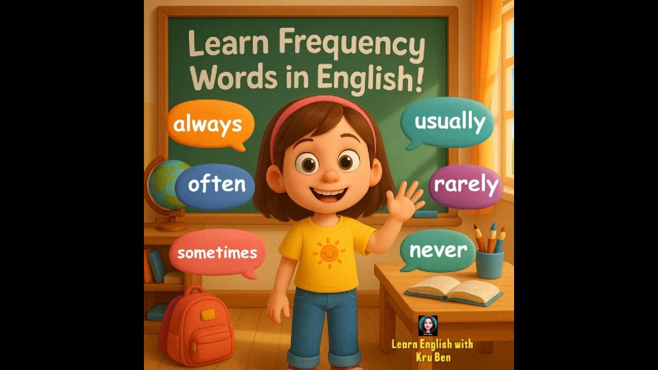 Frequency Words: Learn English with Kru Ben #frequency #learnenglish