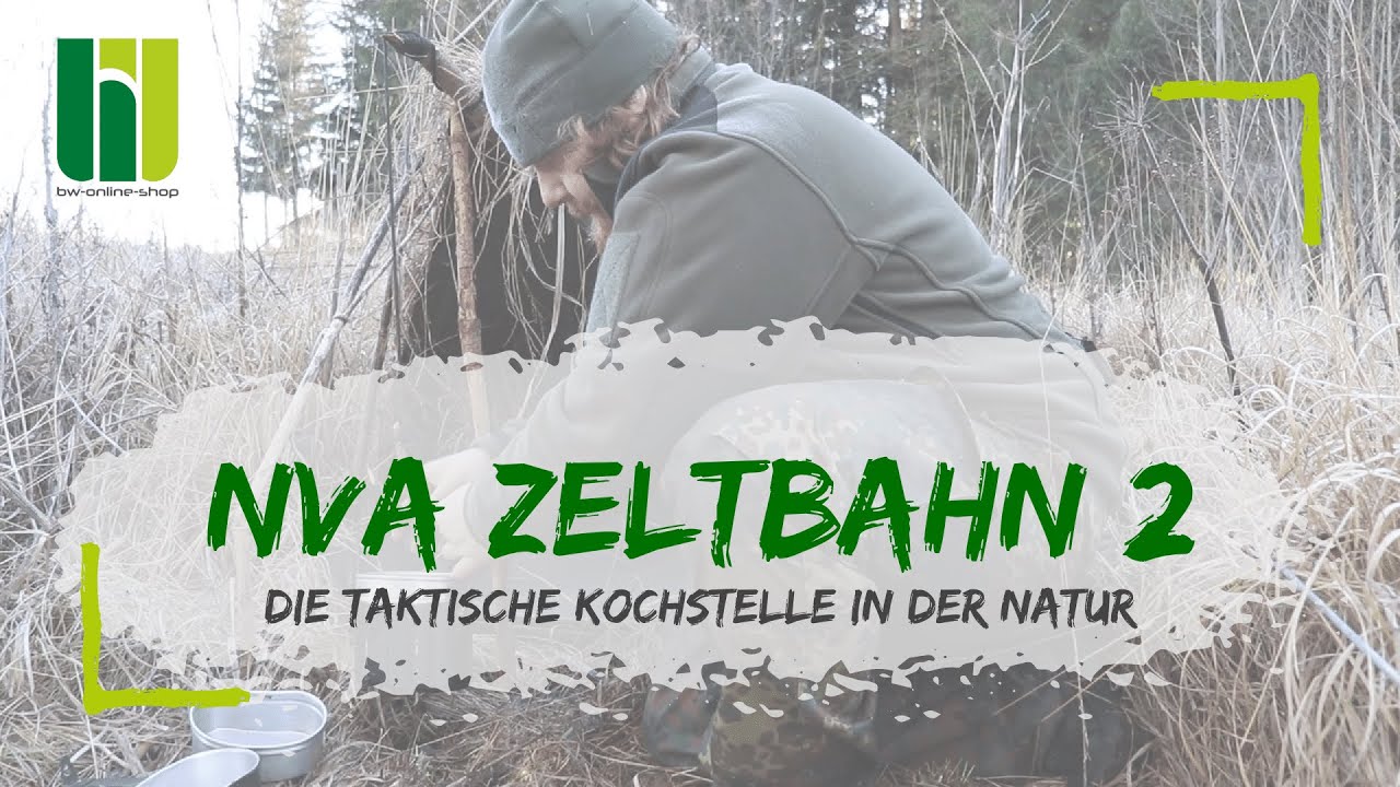 NVA ZELTBAHN #2 - Natürliche Tarnung und eine taktische Kochstelle im unsichtbaren Lager!