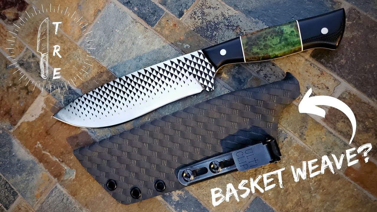 Making A Sheath With Basket Weave Kydex | Shop Talk Tuesday Episode 95 | How To