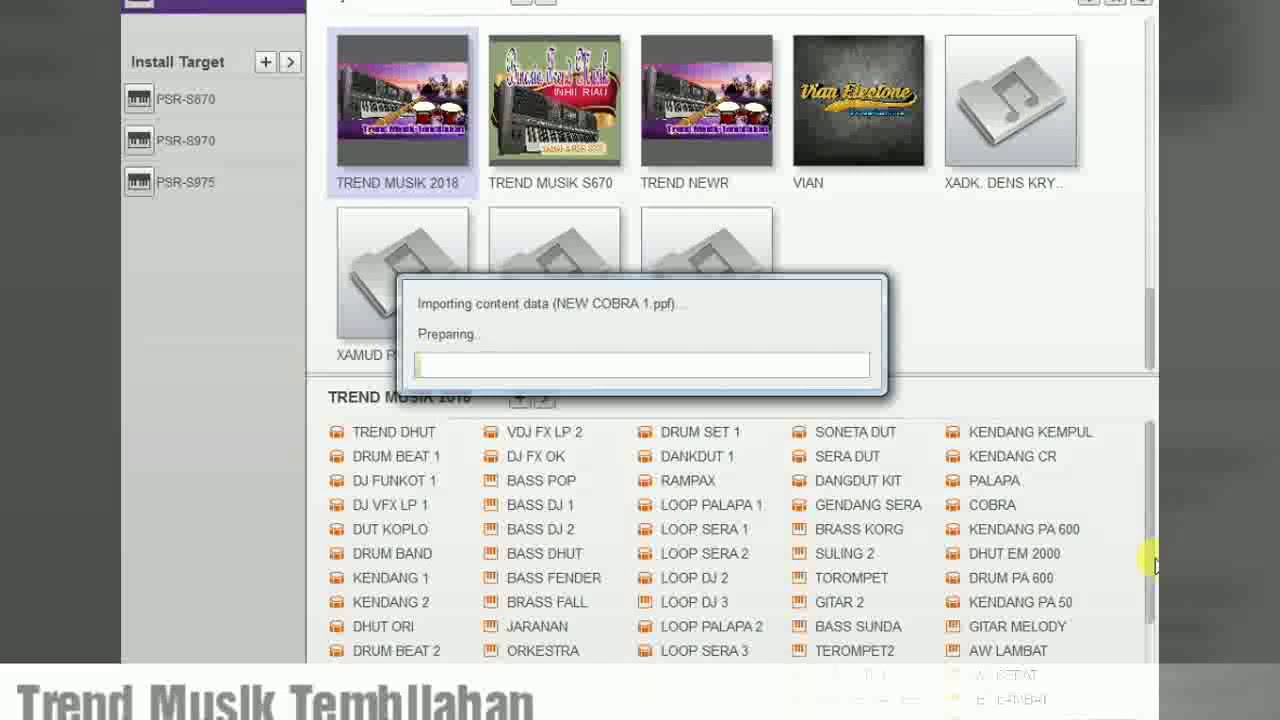 CARA COPY SALAH SATU KIT DARI SAMPLING A KE SAMPLING LAINYA