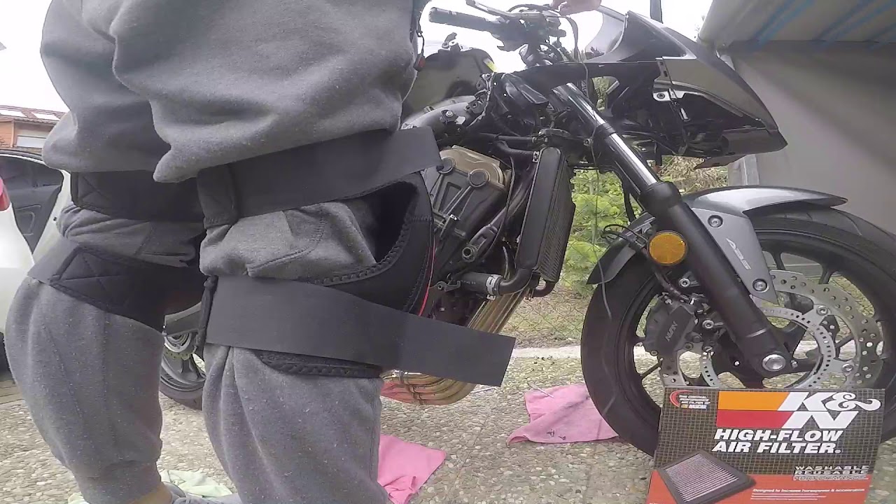 Honda CBR 650F Auspuff und Luftfilter Wechsel