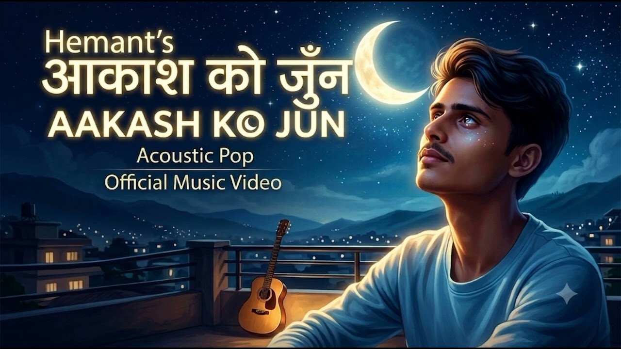 Hemant - Aakash Ko Jun (आकाश को जुन) | Official Acoustic Pop Song
