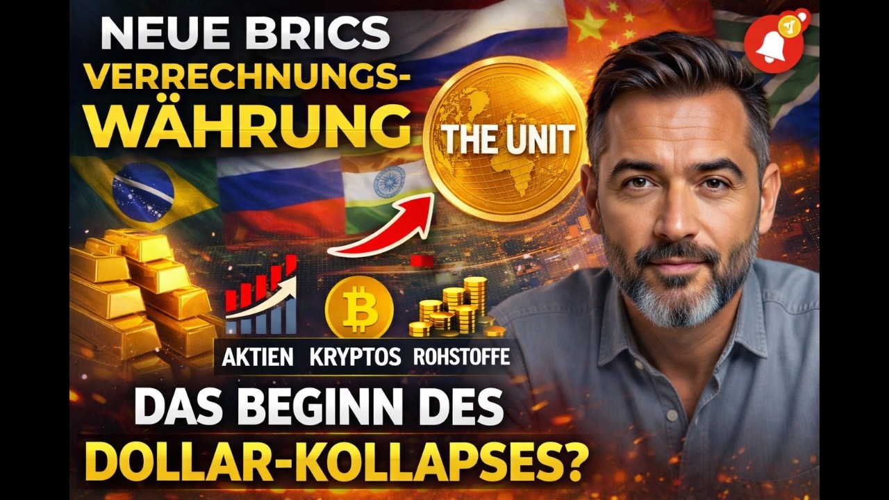 BRICS Unit 2026: Gold-Backed Currency KILLT den US-Dollar? Auswirkungen auf Bitcoin, Gold & Aktien
