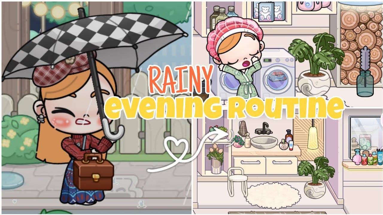 Rainy Evening Routine 🚿🌧️ | (asmr) || living alone || @avatarworldbypazu