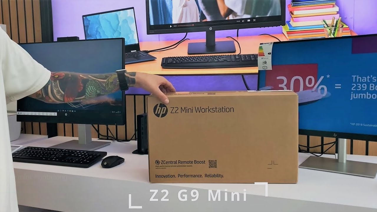 Unboxing nejvýkonnější pracovní ministanice HP Z2 Mini G9 | HPmarket