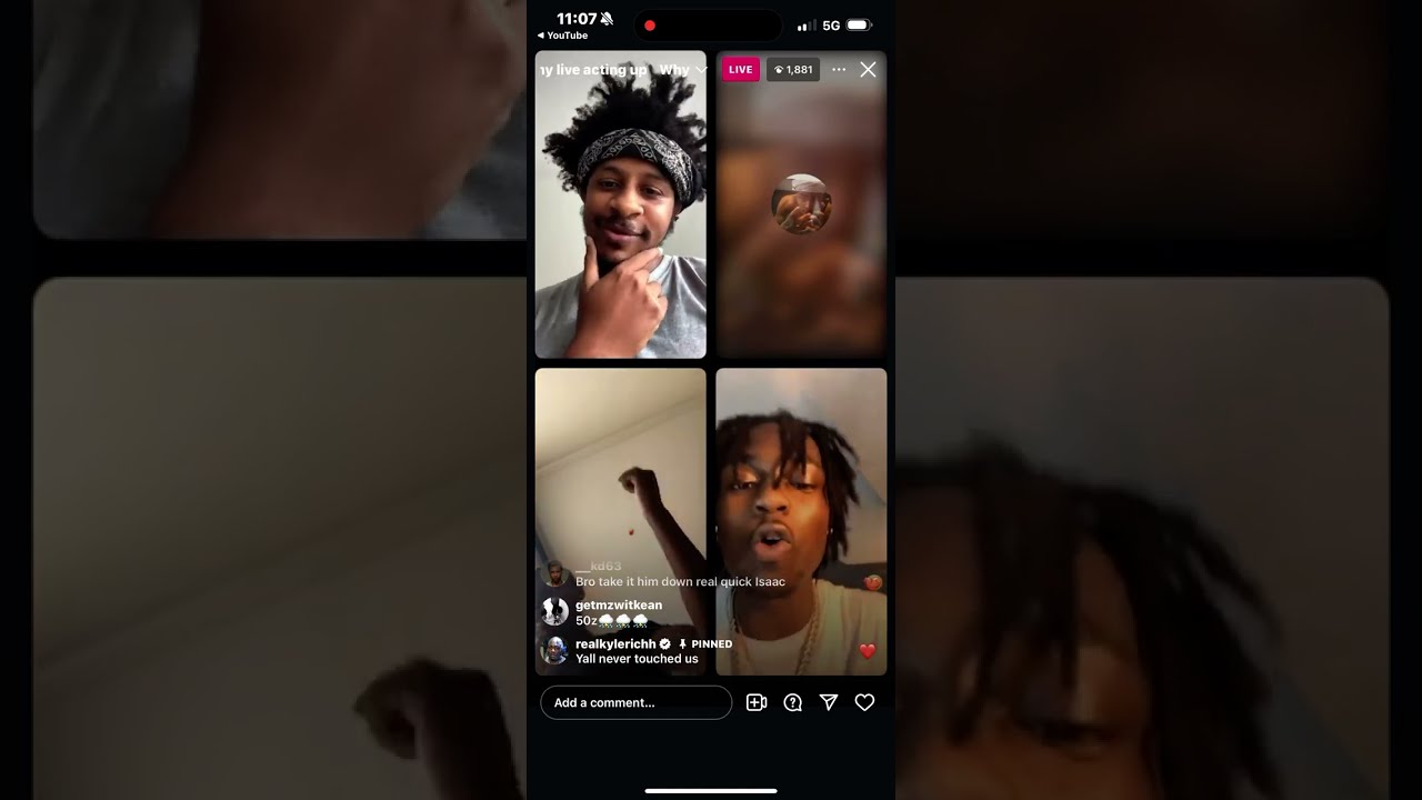 #kylerichh argues with blixkys on live (FULL LIVE)