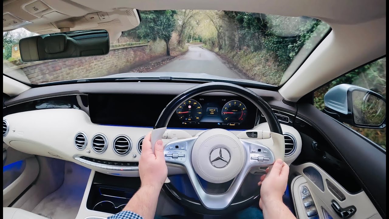 Mercedes S Class Convertible POV Test Drive | Country Roads