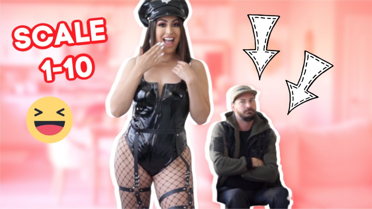 Husband RATES My SCANDALOUS HALLOWEEN Costumes *Hilarious*