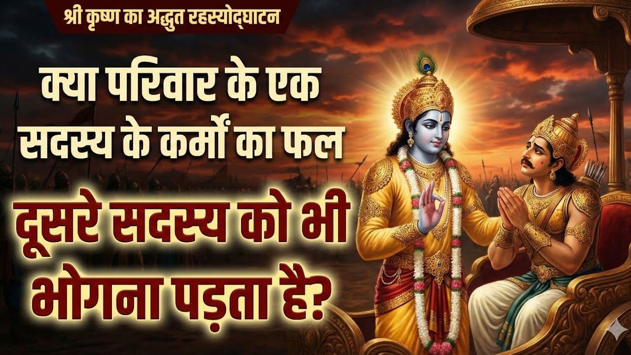 क्या हमारे कर्मों का फल हमारे परिवार पर भी पड़ता है? कैसे काल करता है कर्मों का हिसाब! जानिए गीता 