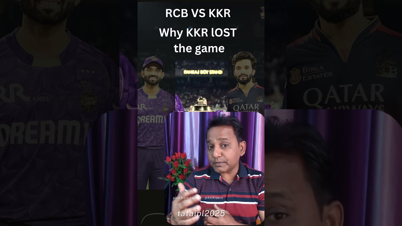WHY #KKR lOST Reasons 01