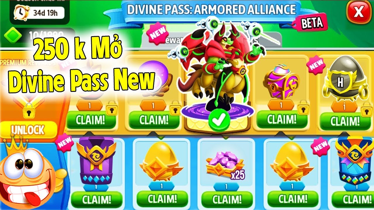 💸 HNT ĐỐT 250K MUA DIVINE PASS SỞ HỮU ASTRO GAMMA RAY CỰC GẮT!