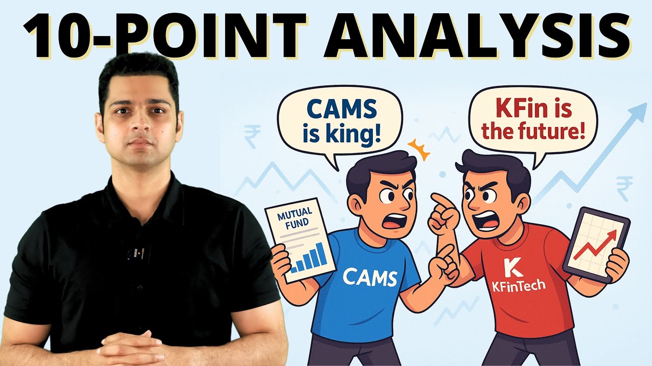 CAMS vs KFinTech | 10-Point Analysis: Business Performance, Valuation & Risks