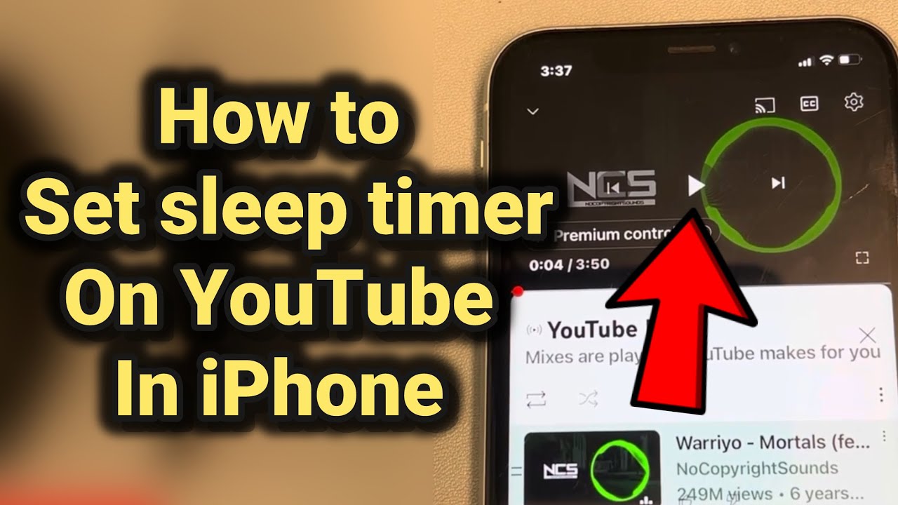 How to set a sleep timer on YouTube in iPhone