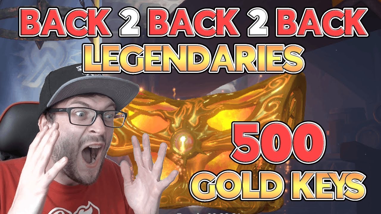 The LUCKIEST Gold Key Opening You WILL EVER See! Opening 500 Gold Keys in Call of Dragons!