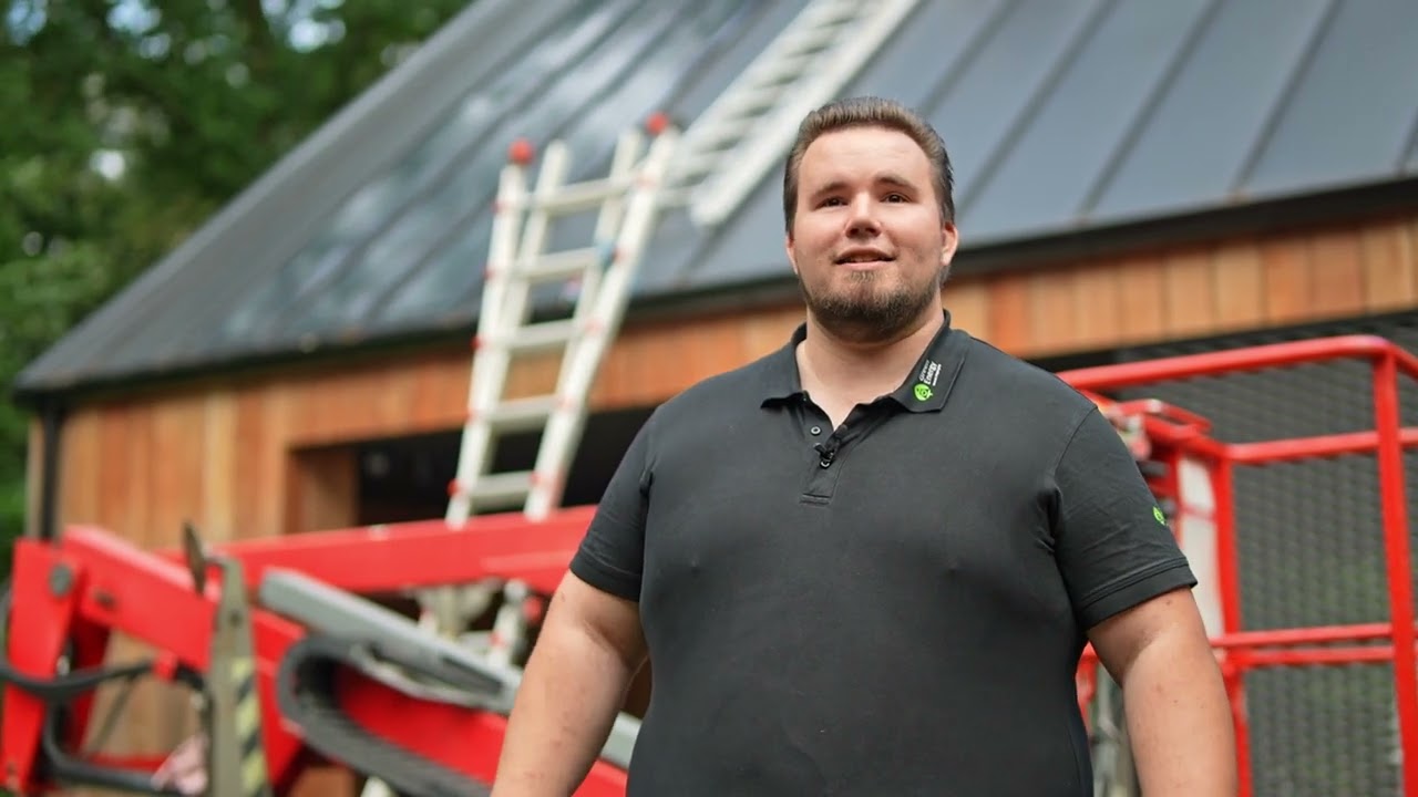 Aesthetic solar panels installed on The Nordic Barnhouse Project
