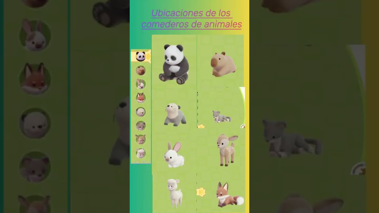 Toda la ubicaciones de los comedores de animales en Heartopia.