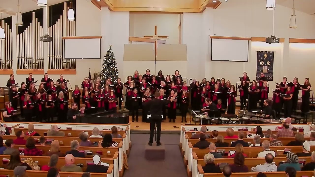 Hark! the Herald Angels Sing, SSAA w/brass, arr. Dan Forrest