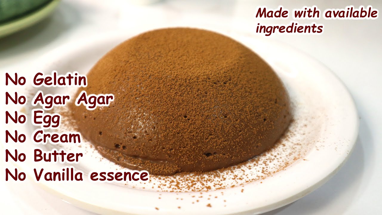 Homemade Chocolate Pudding | Homemade Chocolate Pudding with simple ingredients | Chocolate Dessert