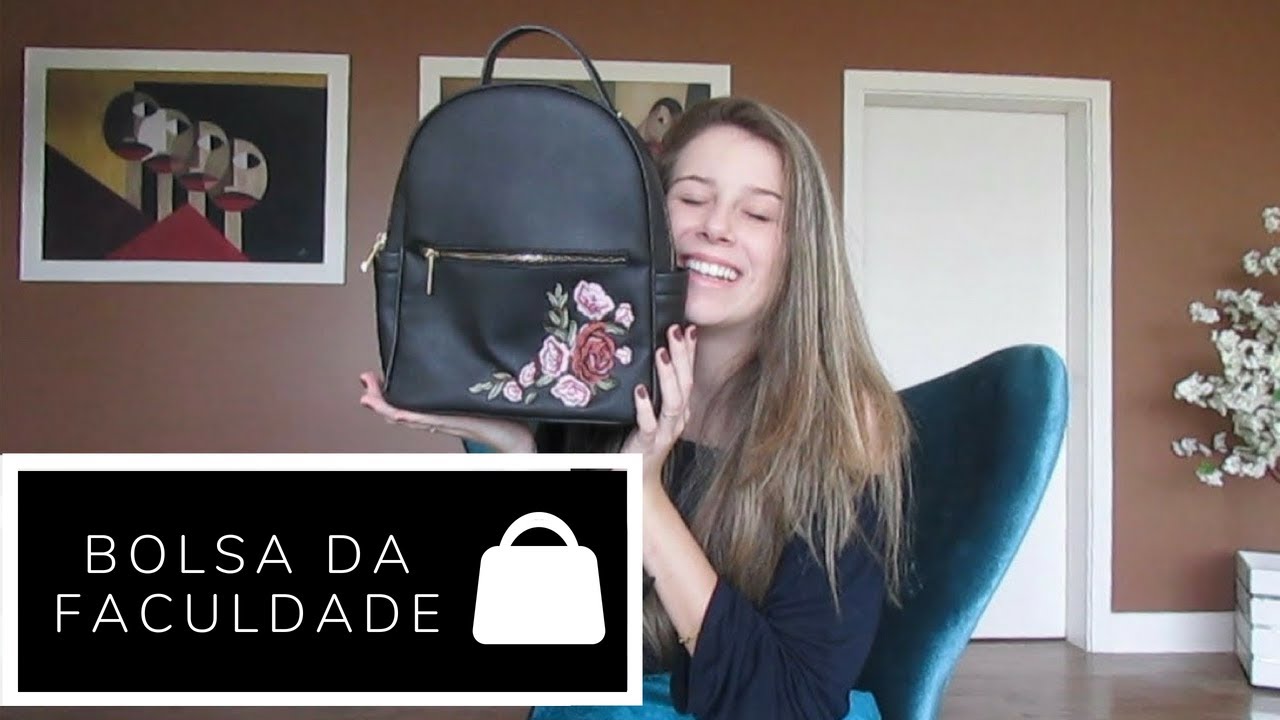 O que eu levo na minha bolsa da faculdade | 2018