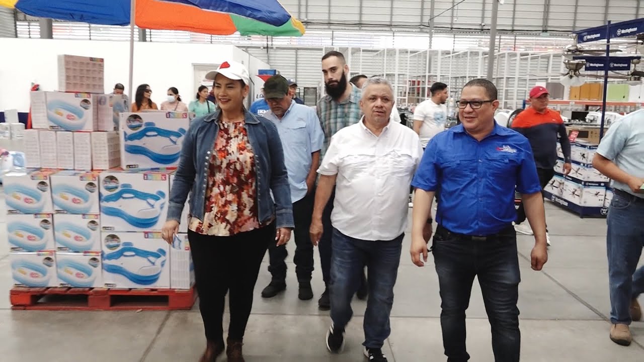 Alcaldía de Managua visita la tienda Mega Jerusalén para monitorear precios