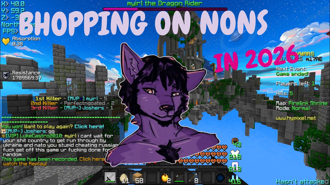 Bhoping On Nons In a Big 2026 (skywars montage)