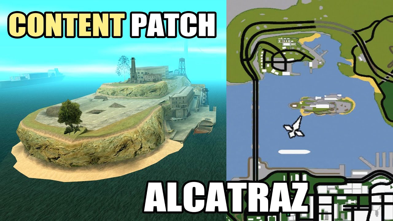 GTA San Andreas Content Patch - Alcatraz Prison Island (Porridge)