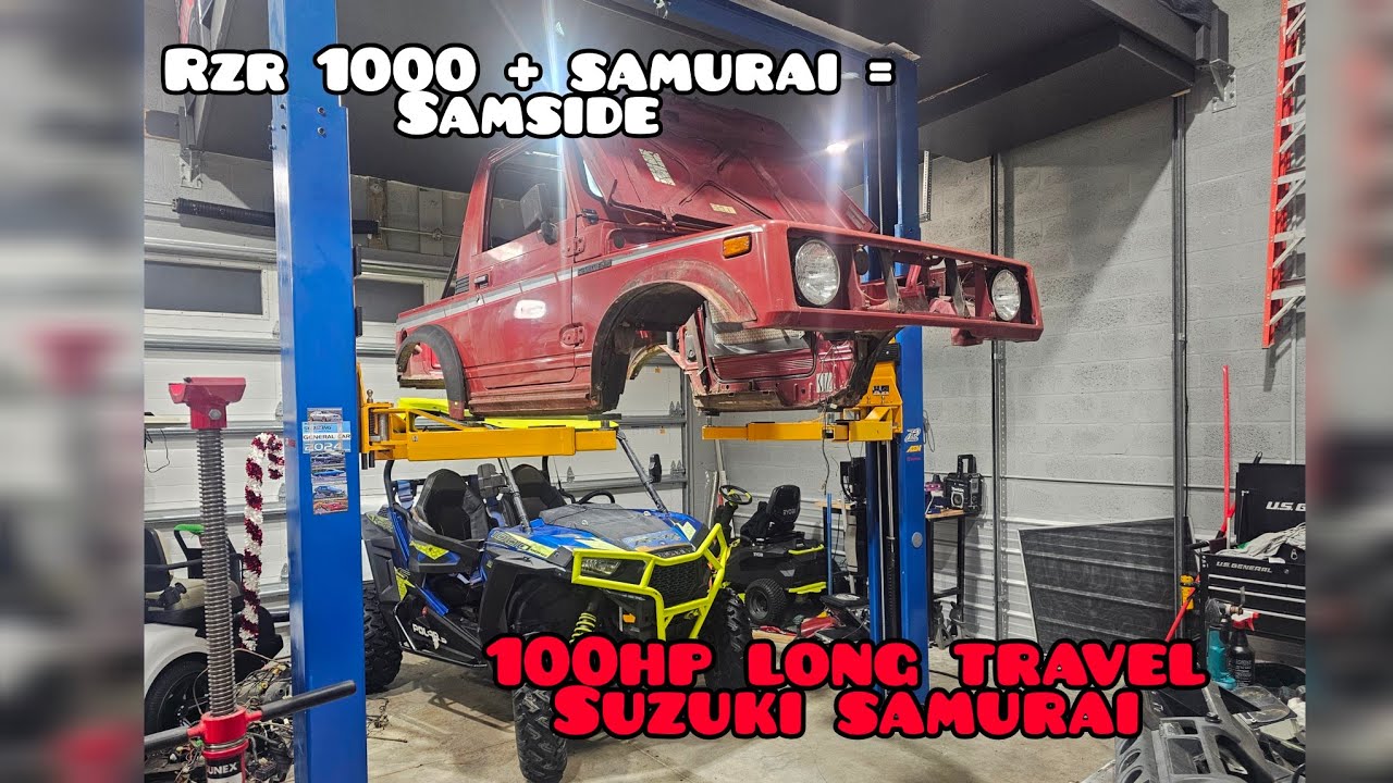 проект SAMSIDE. Polaris RZR 1000S внутри Suzuki Samurai, часть 1