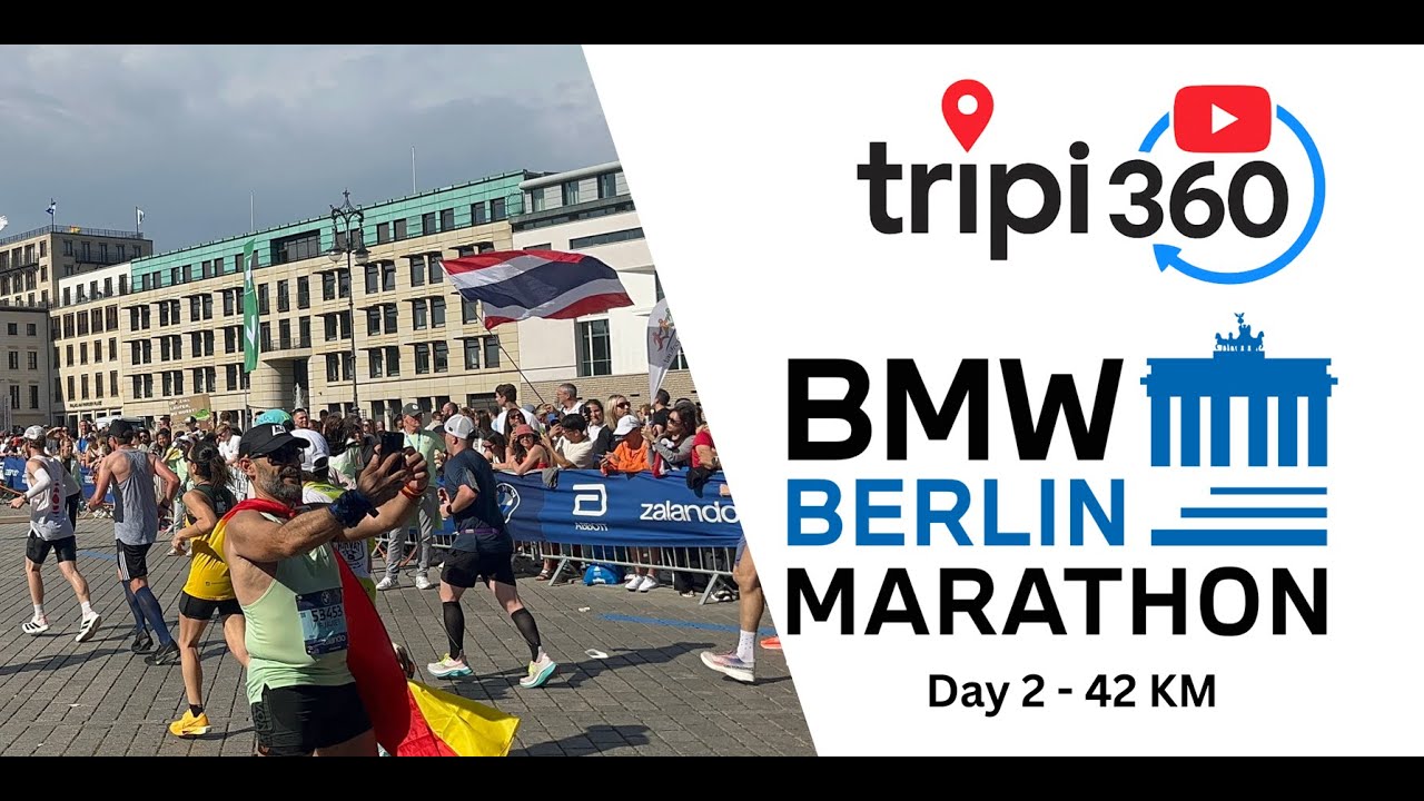 @Tripi360 BMW Berlin Marathon 2025 – Day 2 | Full 42 KM Race in 360° 🌍🔥@berlin-marathon 