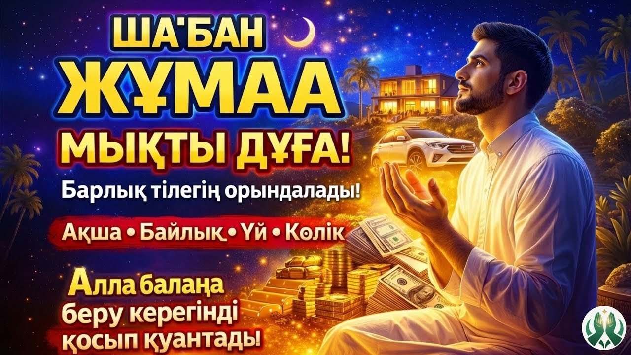 🤲Жұма күні ең құдіретті дұға! Алла бүкіл тілеуіңді және балаңа керектің бәрін беріп қояды