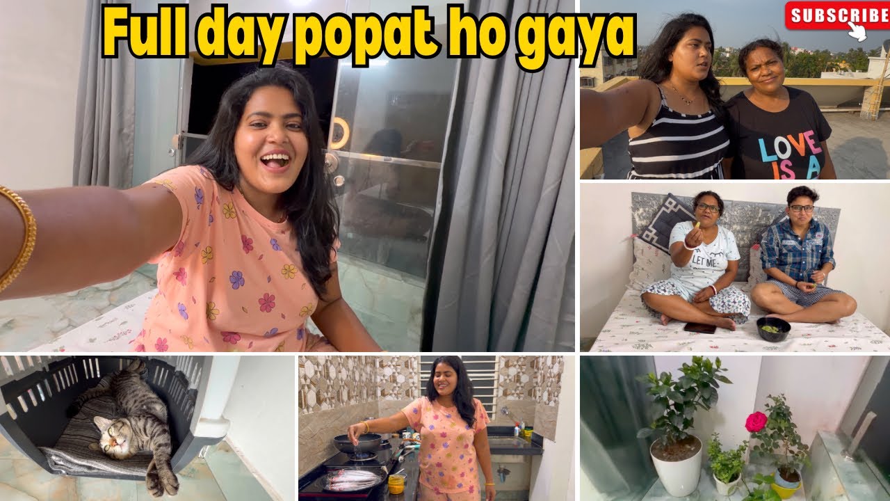 Aaj to pura din popat hi popat😩 ll couple vlog ll #love #dailyvlog #couplevlog 