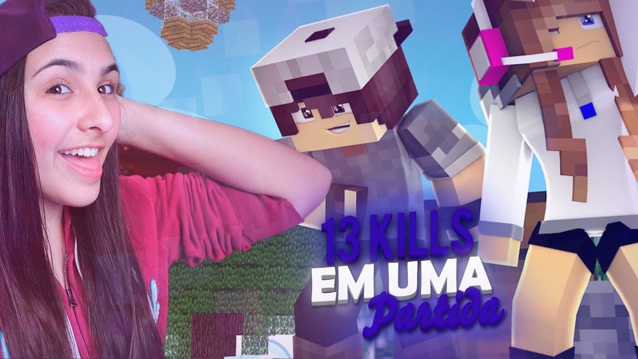 Minecraft: SKYWARS - 13 KILLS EM UMA PARTIDA!