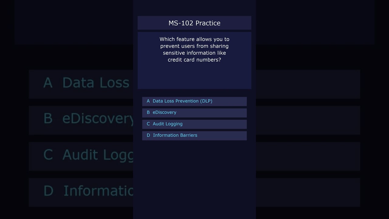 MS-102: Information Protection
