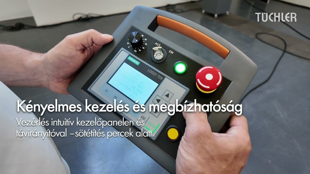 Sötétítő rendszer nagy üveg homlokzatokhoz | Stadthalle Bielefeld | TÜCHLER