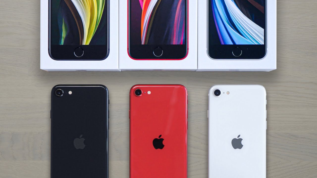 iPhone SE (2020) vs iPhone 8 vs iPhone SE (2016) &mdash; распаковка